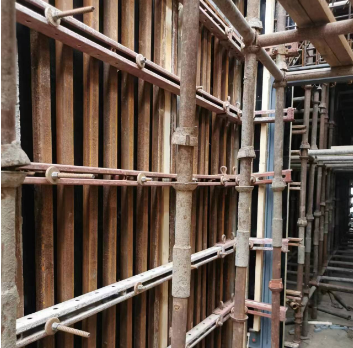 甘肃建设投资(控股)集团有限公司采用钢背楞支撑体系