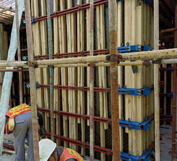 钢背楞_剪力墙模板加固件_钢支撑体系_河北天建钢结构股份有限公司