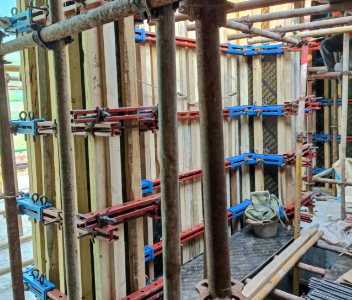 钢背楞_剪力墙模板加固件_钢支撑体系_河北天建钢结构股份有限公司